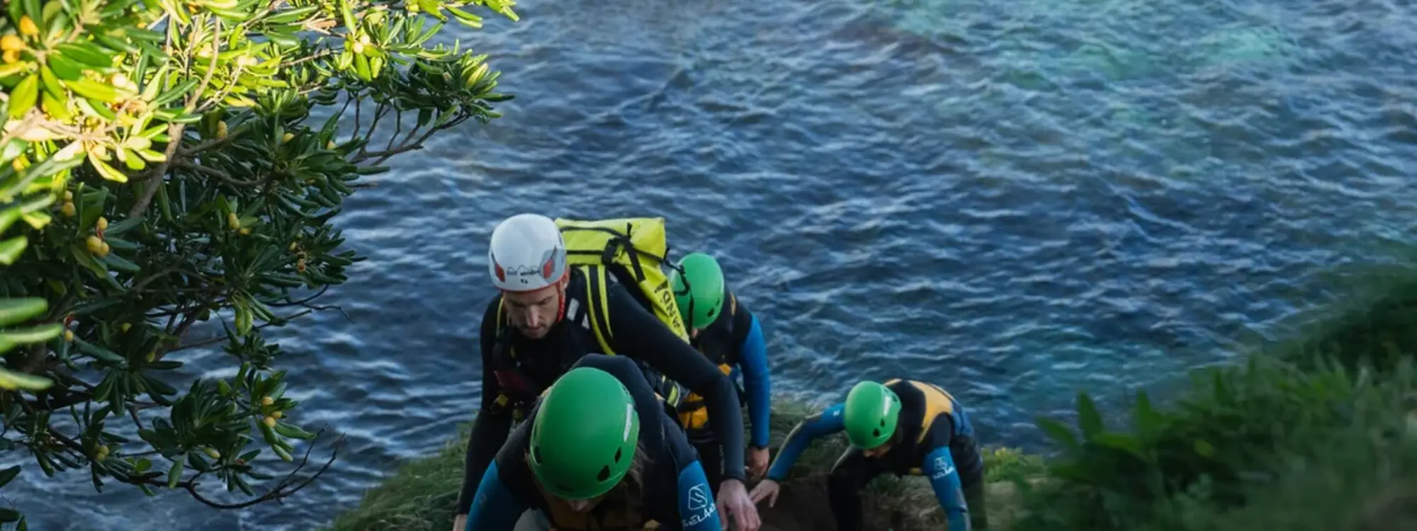 Coasteering en Hondarribia, Guipúzcoa