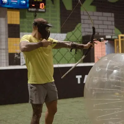 Sesión de Archery Tag desde Horta-Guinardó, Barcelona