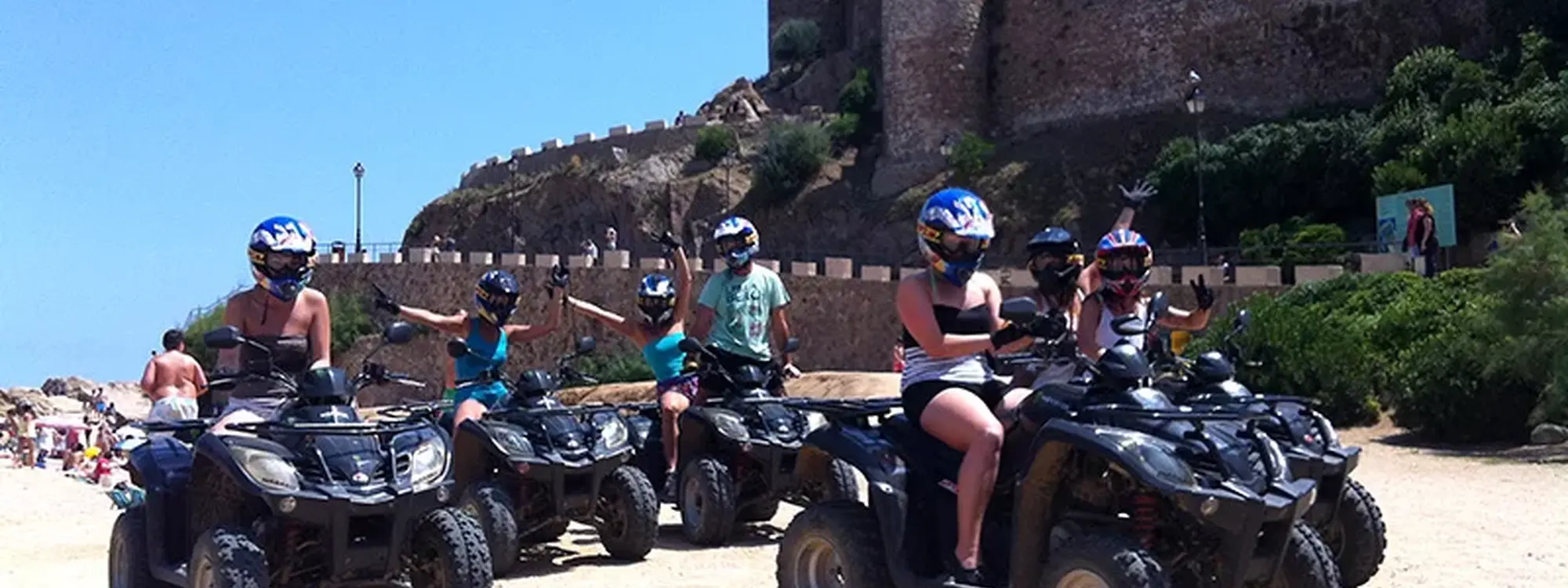 Ruta en quad al castillo de Tossa de Mar desde Lloret