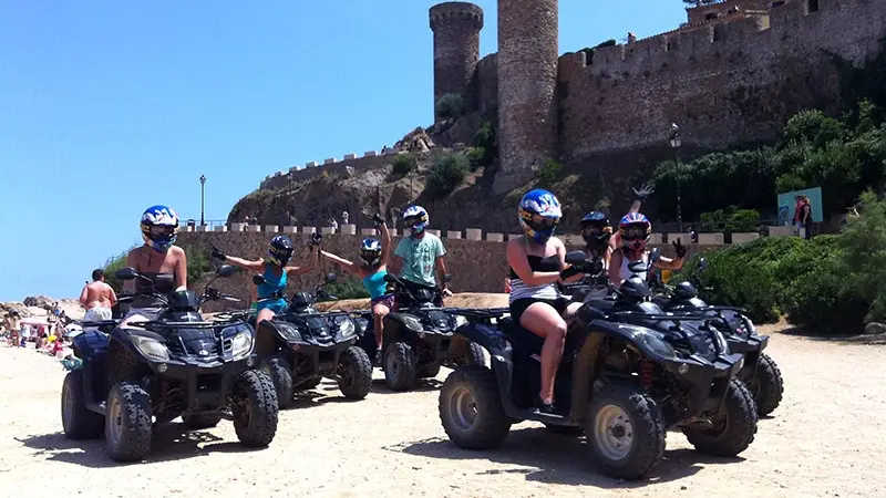 Ruta en quad al castillo de Tossa de Mar desde Lloret