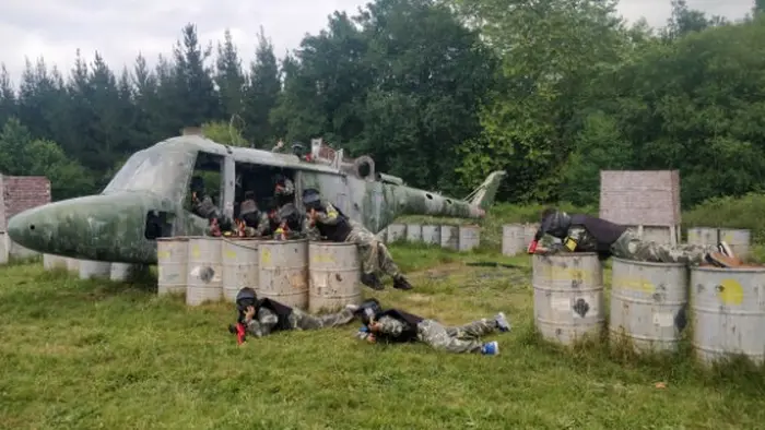Paintball infantil en Amorebieta cerca de Bilbao