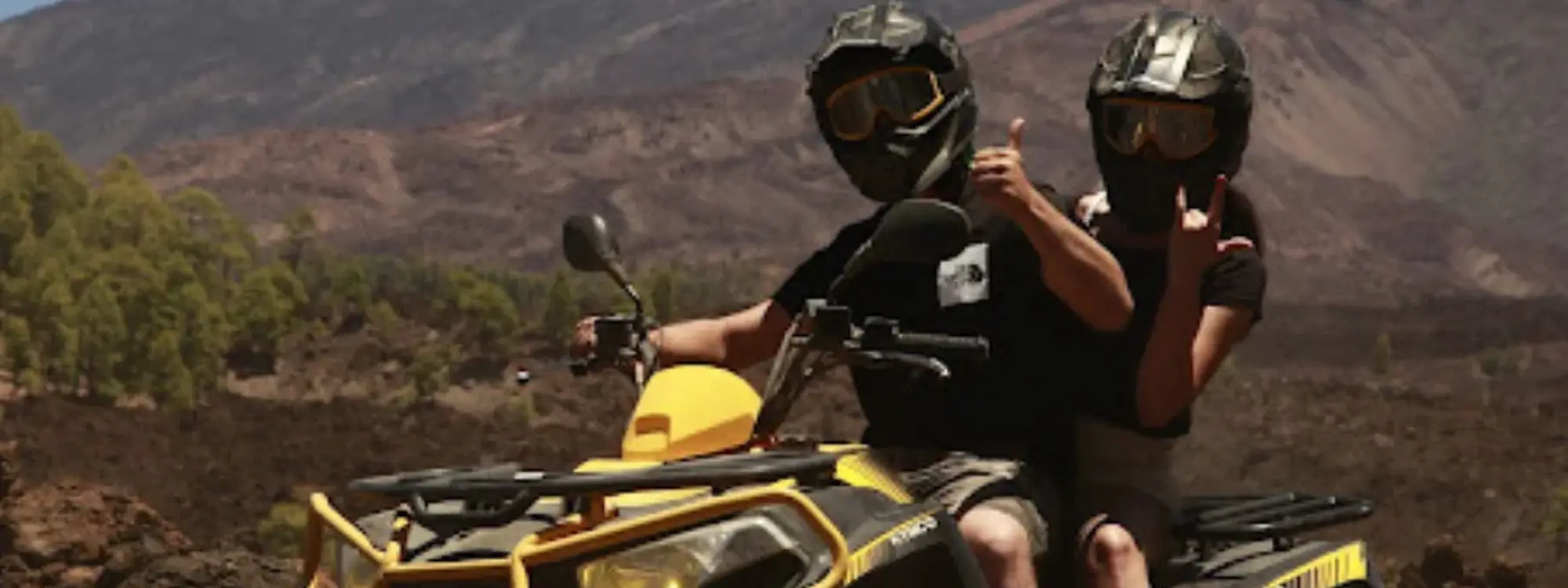 Ruta en quad entre bosques por el lado más emocionante del Teide