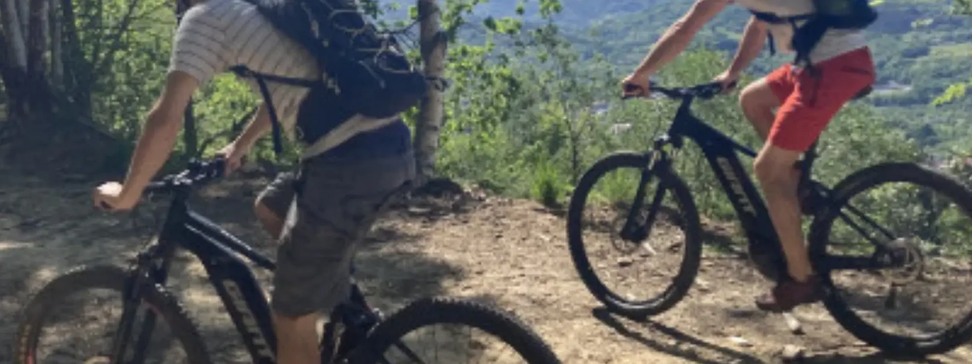 Ruta guiada privada en bicicleta eléctrica de montaña (e-MTB) por la Costa Vasca con recogida en alojamiento