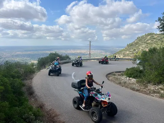 Ruta en quad desde El Arenal con baño en Son Verí