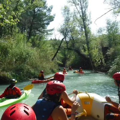 Rafting en el río Guadalope desde Castellote, Teruel