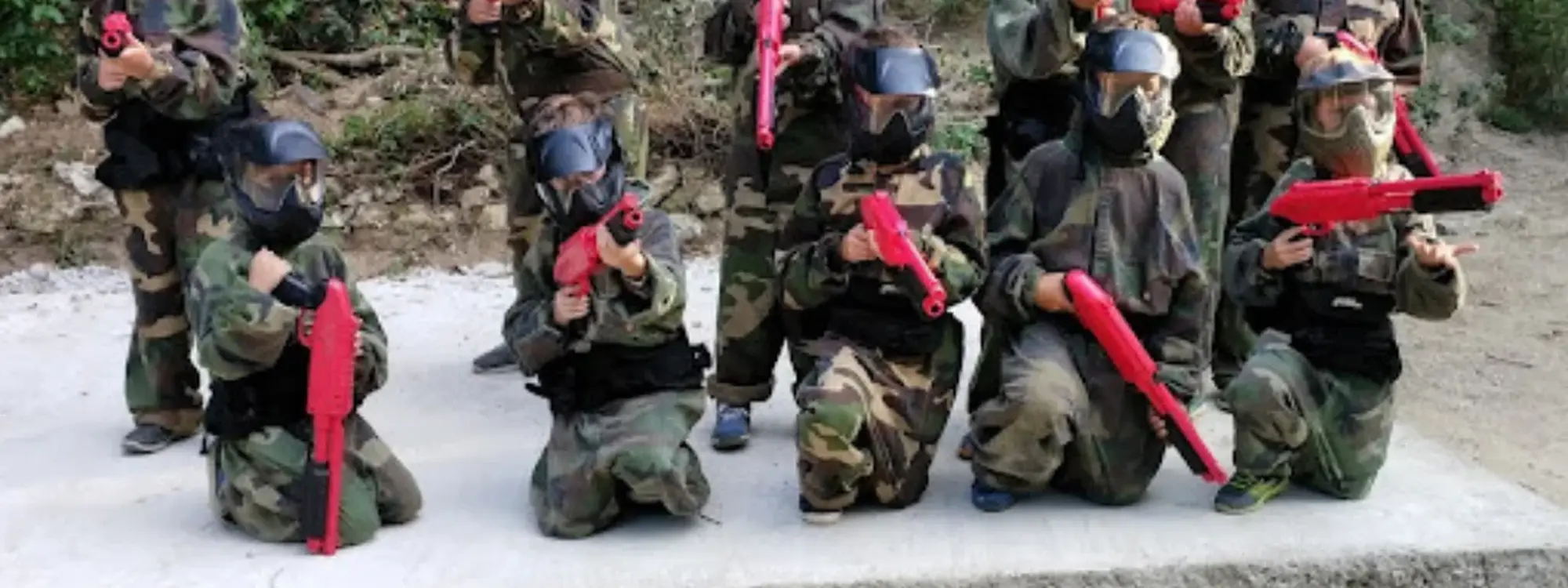 Paintball infantil con opción de merienda en Castellar del Vallès, Barcelona