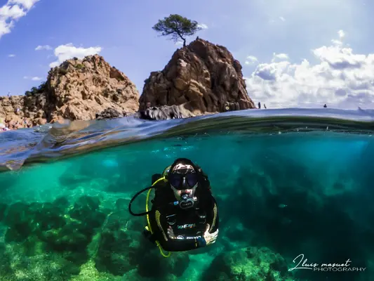 Bautismo de buceo en Tossa de Mar