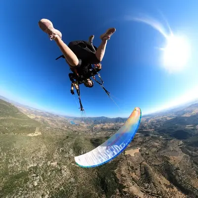 Bautismo de vuelo en parapente en Algodonales