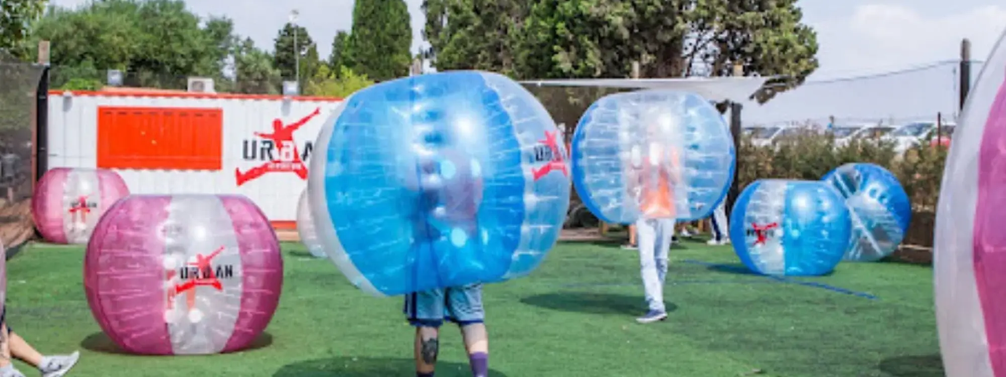 Fútbol burbuja en San Antonio de Benagéber