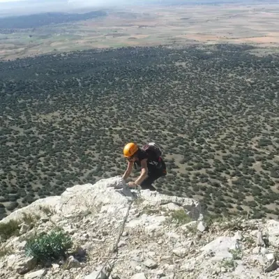 Vía ferrata Peña Palomera desde Torremocha del Jiloca, Teruel