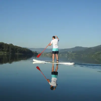 Travesía en Paddlesurf por la ría de Villaviciosa en Asturias