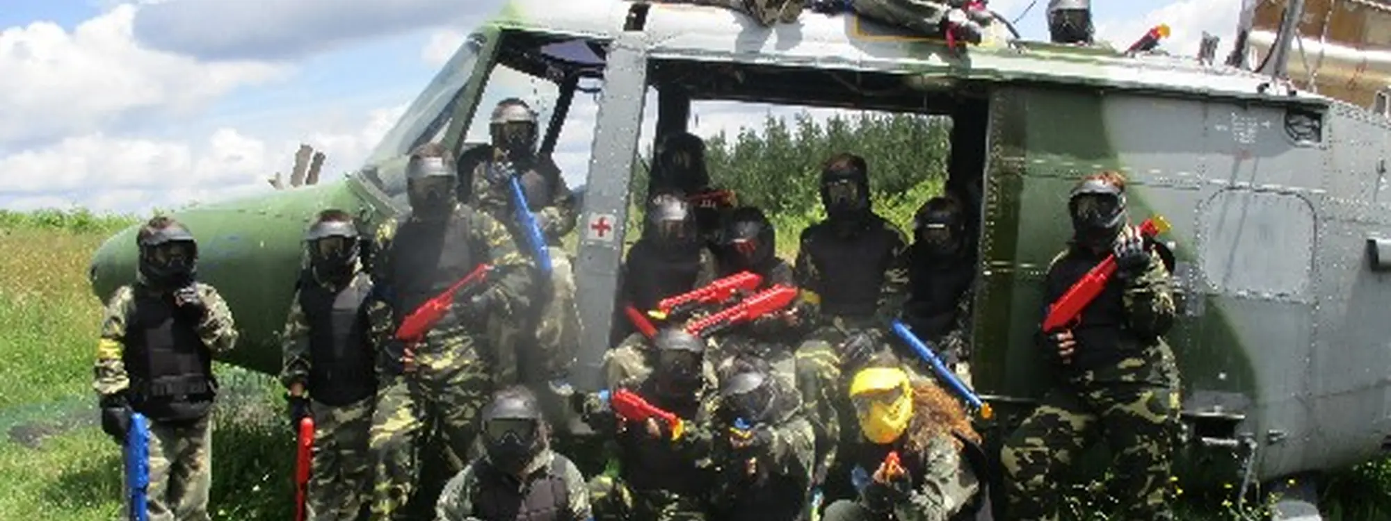 Paintball infantil en Amorebieta cerca de Bilbao
