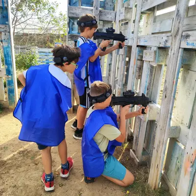 Sesión de Laser Combat/Tag al aire libre desde Caldes de Montbui, Barcelona