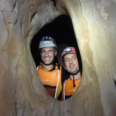 Barranquismo acuático nivel iniciación en Gorgo de la Escalera desde Anna