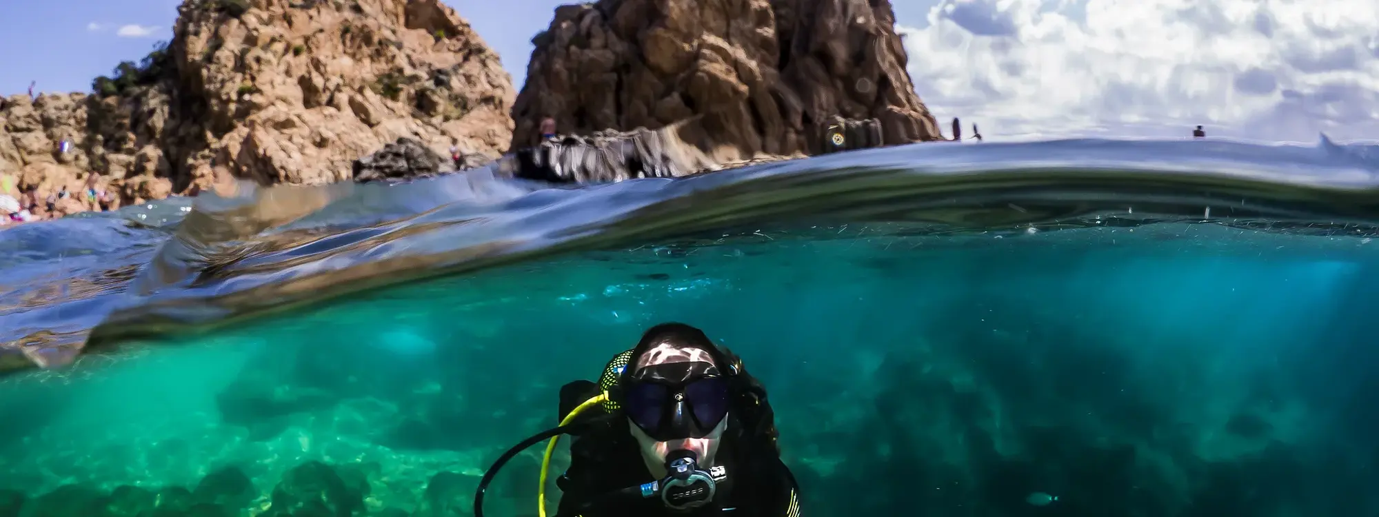 Bautismo de buceo en Tossa de Mar