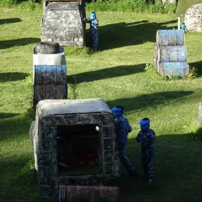Paintball infantil en Galarreta (San Millán), Álava