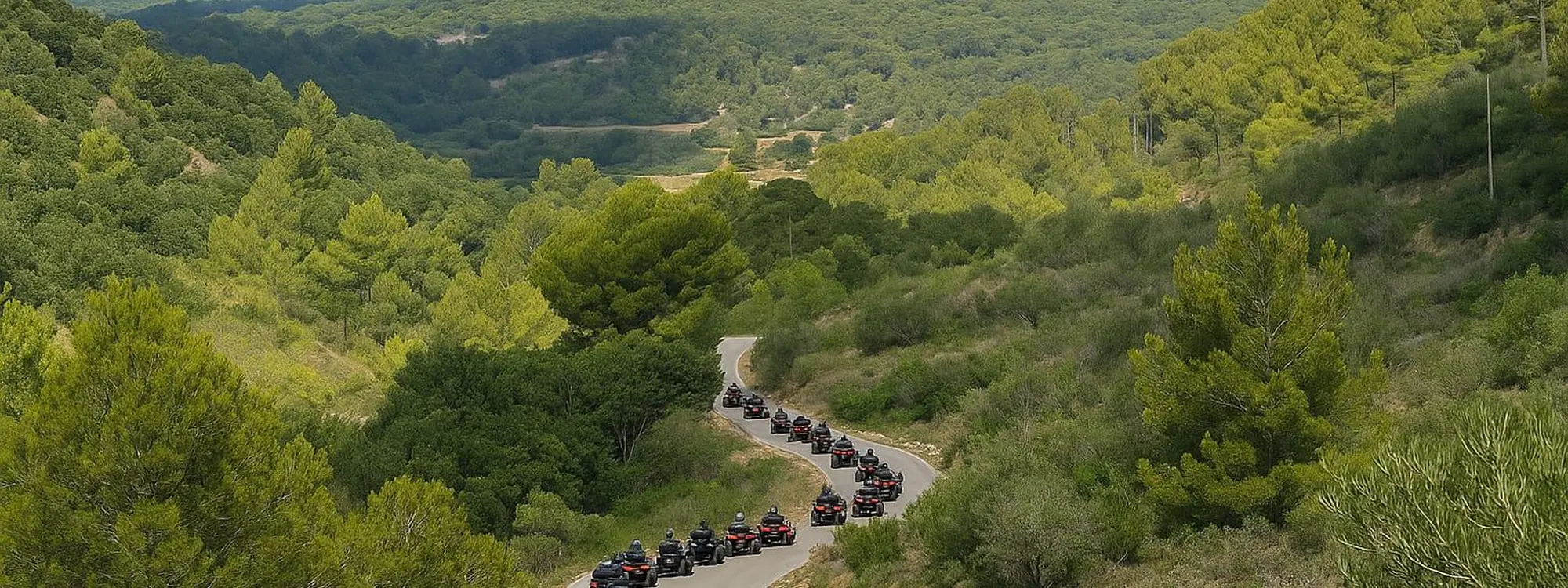 Ruta en quad desde El Arenal con baño en Son Verí