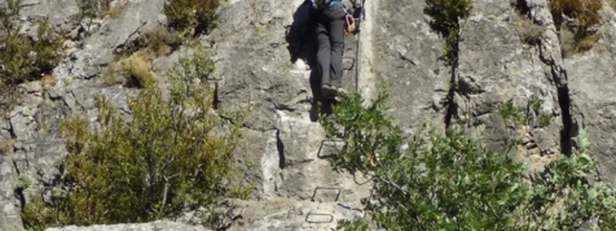 Vía Ferrata Santa Elena de iniciación en el Valle de Tena