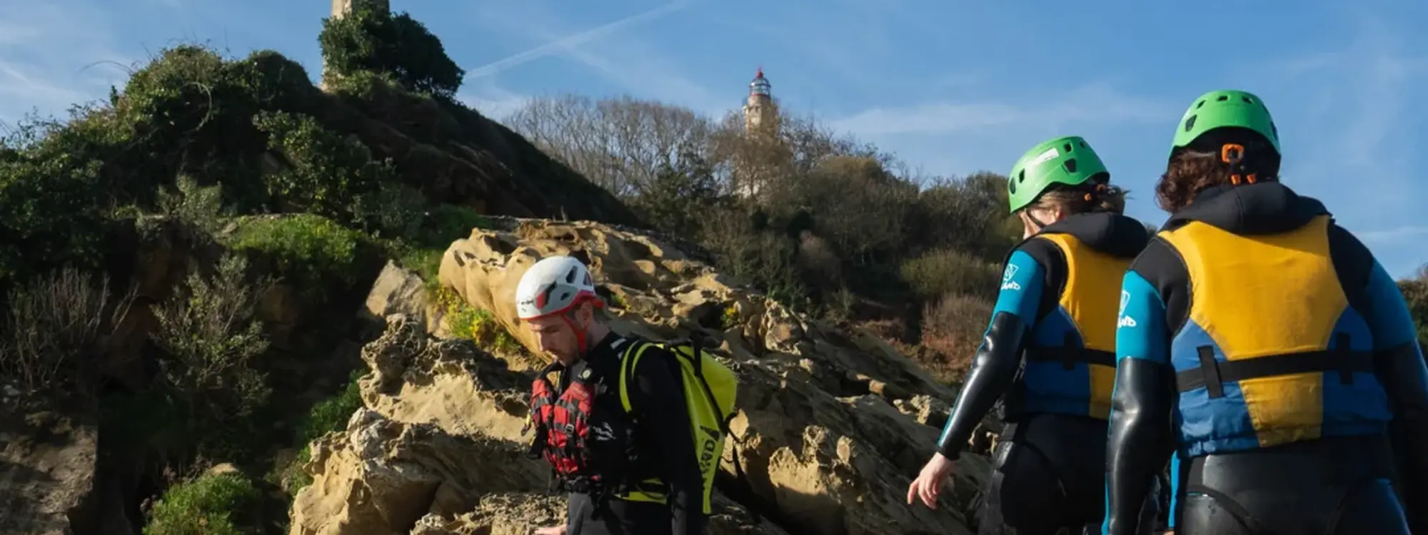 Coasteering en Hondarribia, Guipúzcoa
