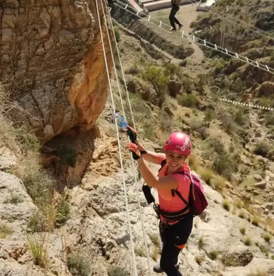 Vía ferrata de Callosa del Segura nivel iniciación-medio (K3)