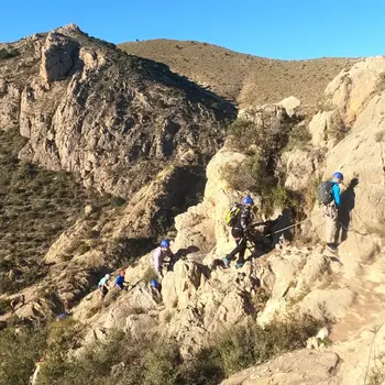 Vía ferrata del Bolón nivel iniciación-medio (K3)