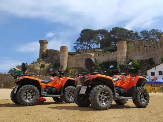Ruta en quad al castillo de Tossa de Mar desde Lloret