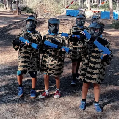 Paintball infantil en Chiclana de la Frontera