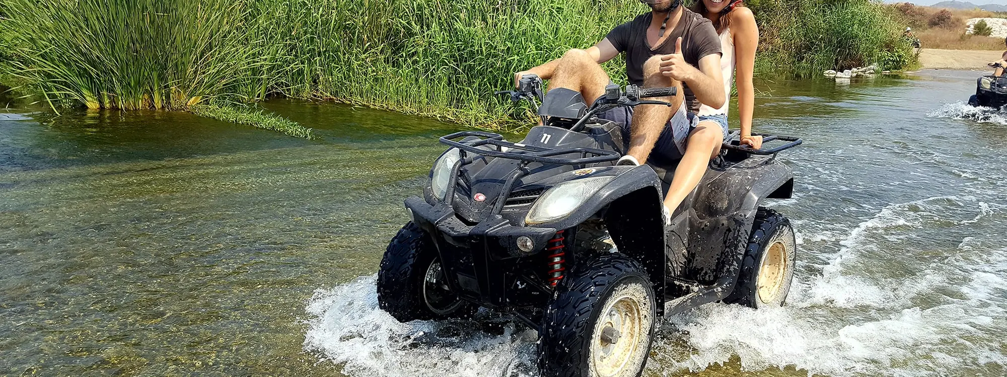 Ruta en quad de 2 horas por el Guadalhorce en Málaga