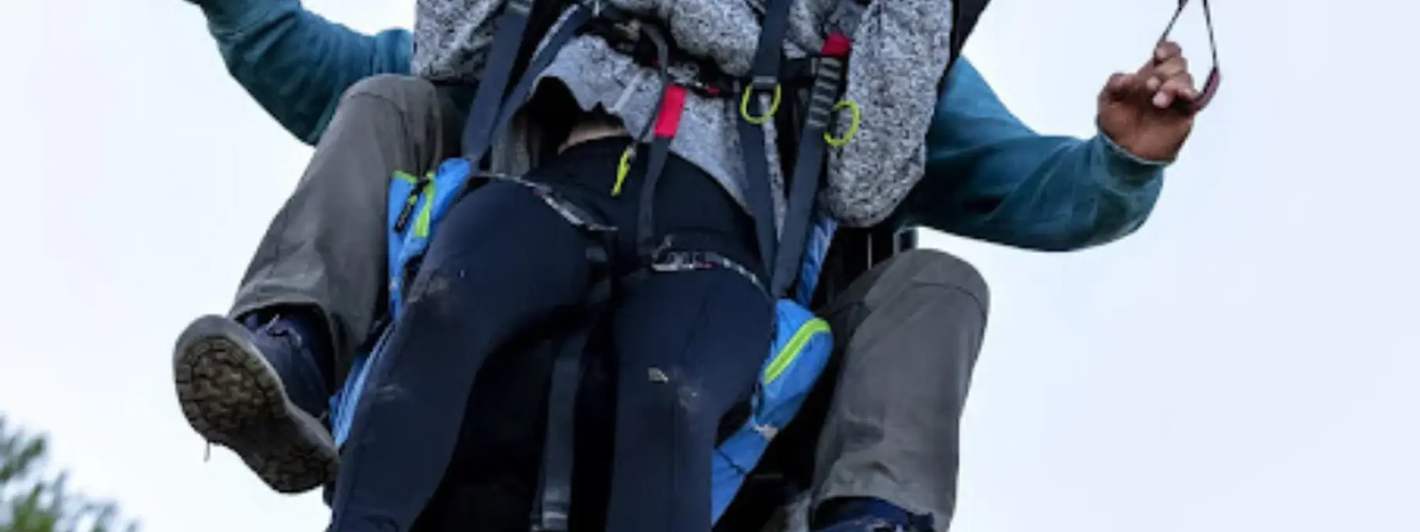 Bautismo de vuelo en parapente biplaza en Teba