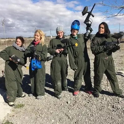 Paintball adulto con picnic y barbacoa en Albacete
