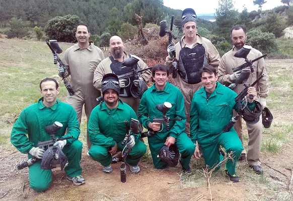 Paintball con almuerzo a orillas del río Ebro desde Haro