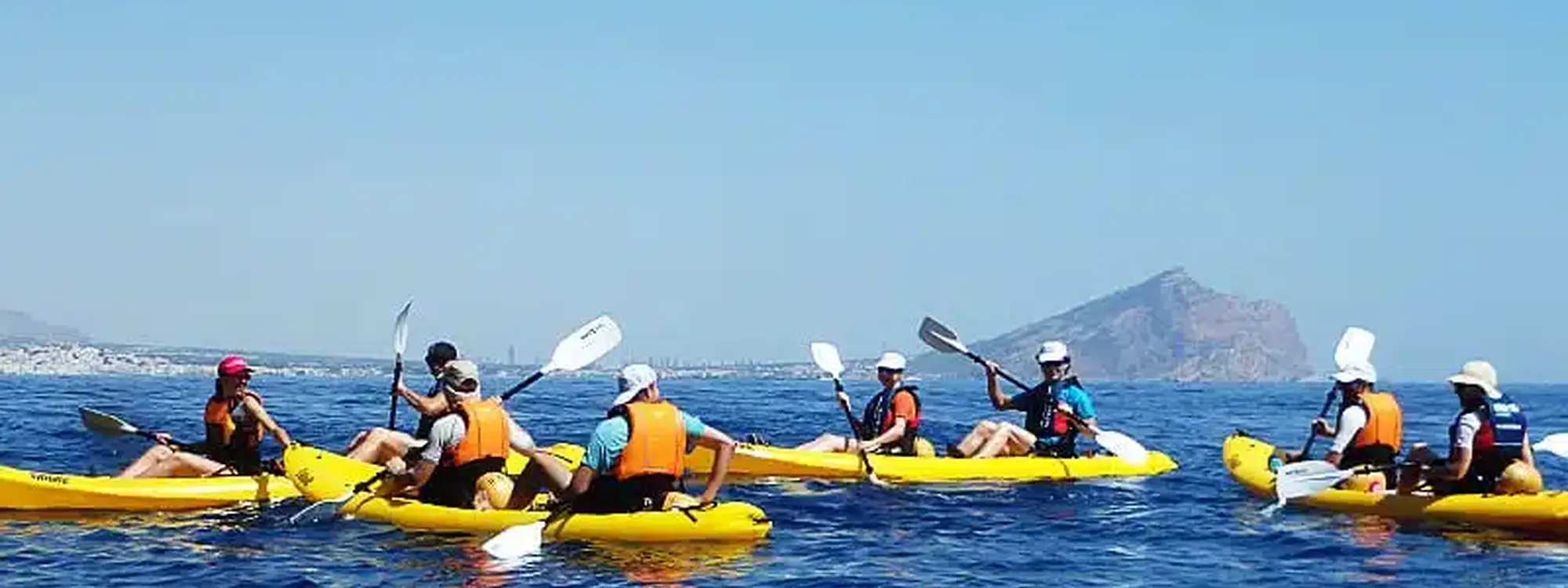 Ruta en kayak por Morro de Toix con visita a Cueva dels Coloms