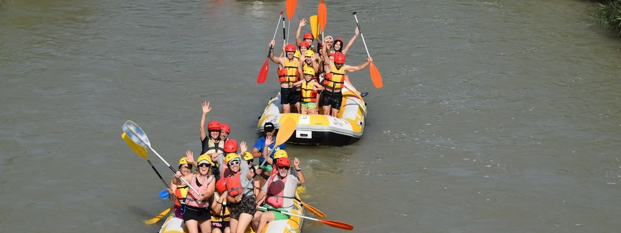 Rafting en Blanca con paella junto al río Segura