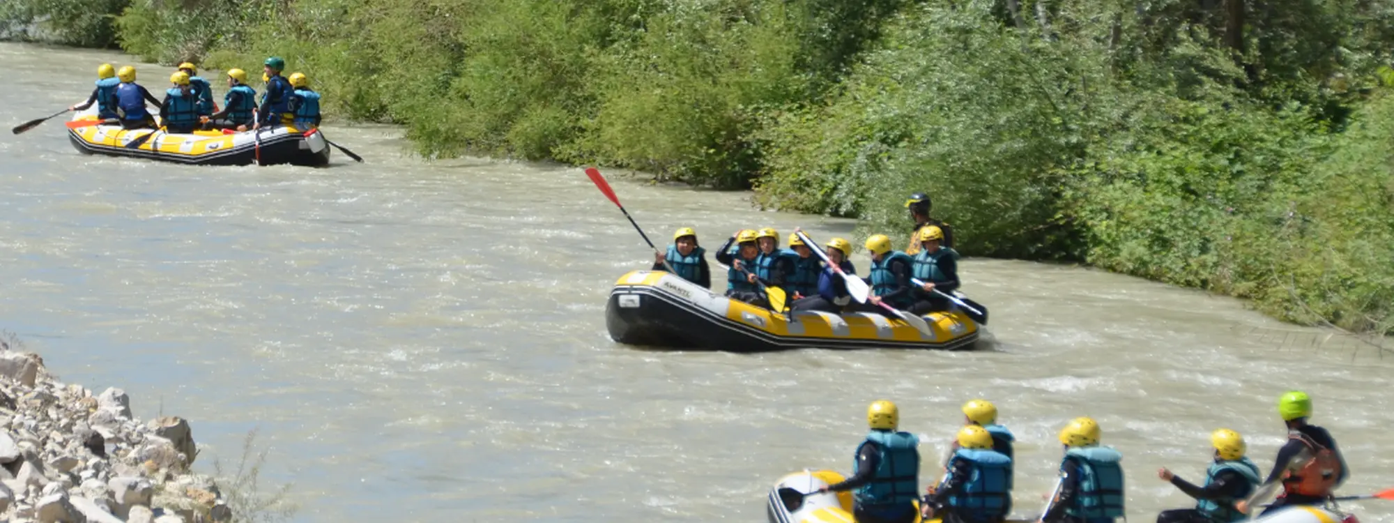 Rafting familiar por el río Genil desde Cuevas Bajas