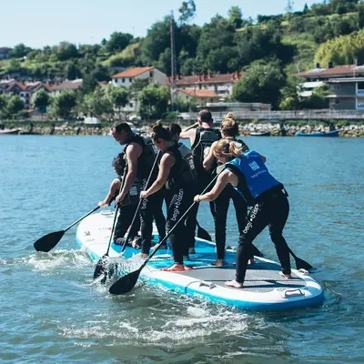 Descenso del río Oria en kayak o paddlesurf con monitor desde Orio, Guipúzcoa