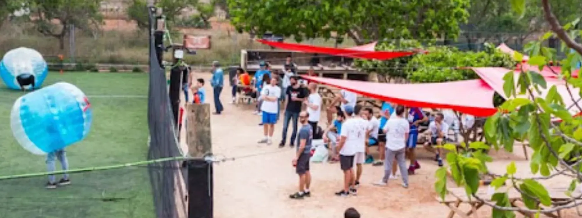 Fútbol burbuja en San Antonio de Benagéber