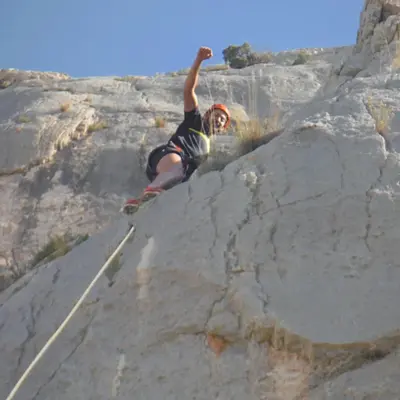 Vía ferrata La Bárbara desde Montalbán, Teruel
