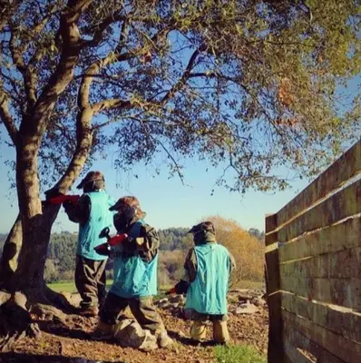 Paintball infantil (+6 años) en plena naturaleza en Ruiloba
