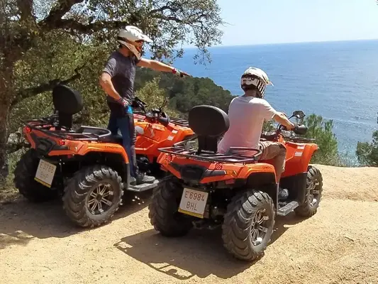 Ruta en quad y buggy a Cala Pola por la Costa Brava