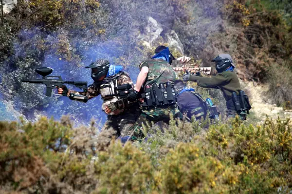 Paintball adulto con opción de barbacoa o paella en Campanillas